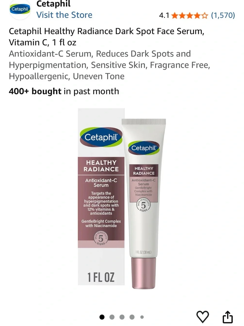 Cetaphil Healthy Radiance Antioxidant-C Serum